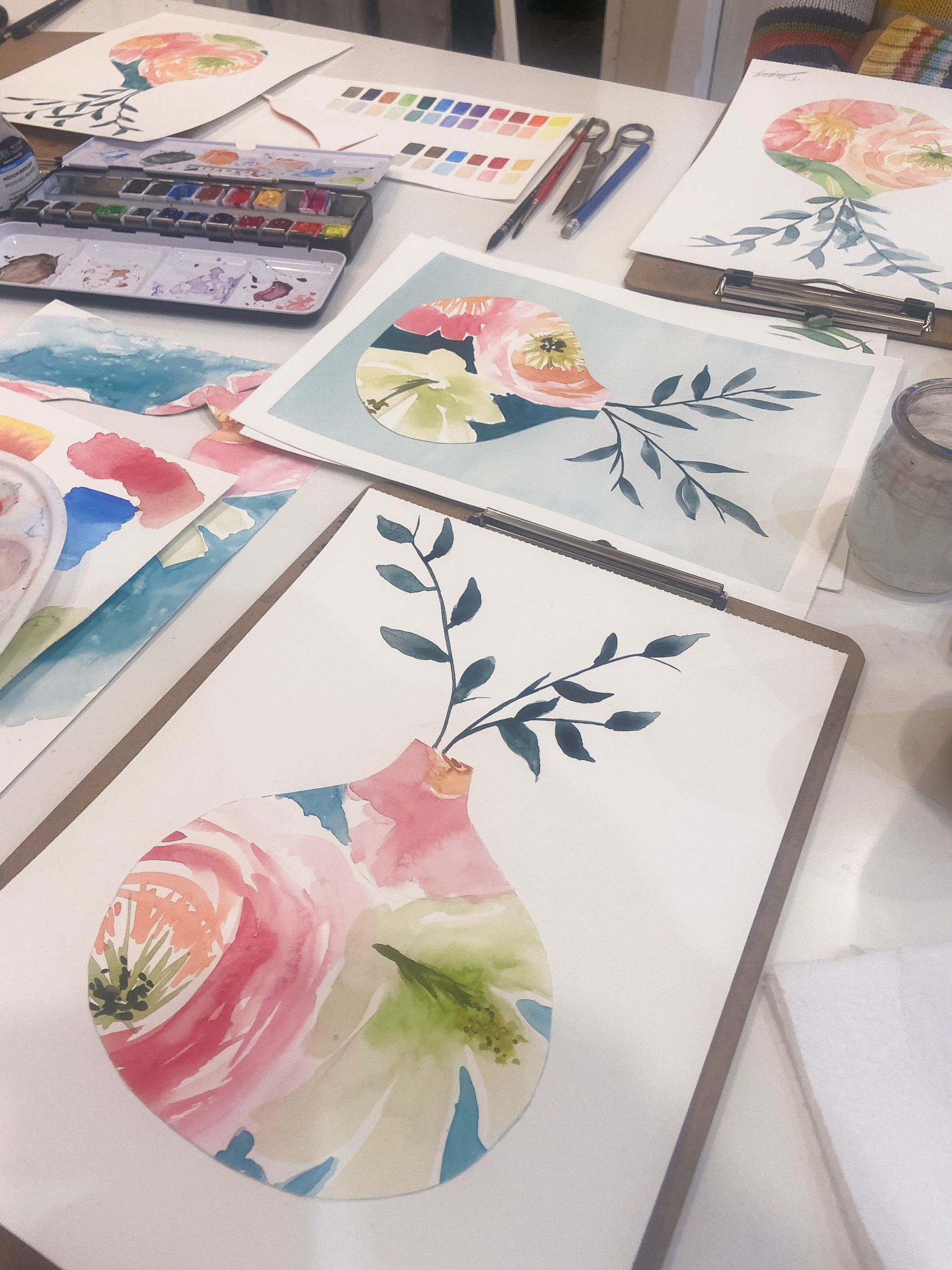Programme ateliers Aquarelle